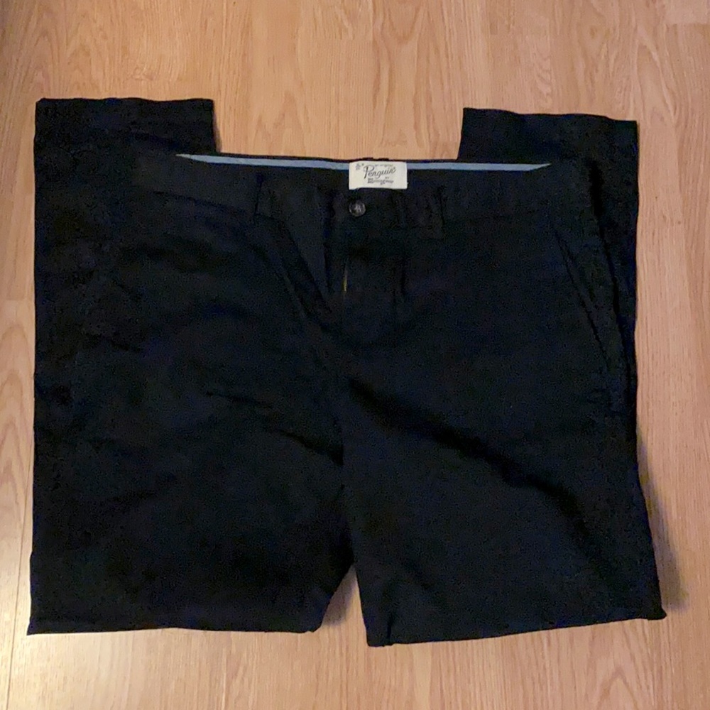 Penguin black dress chino